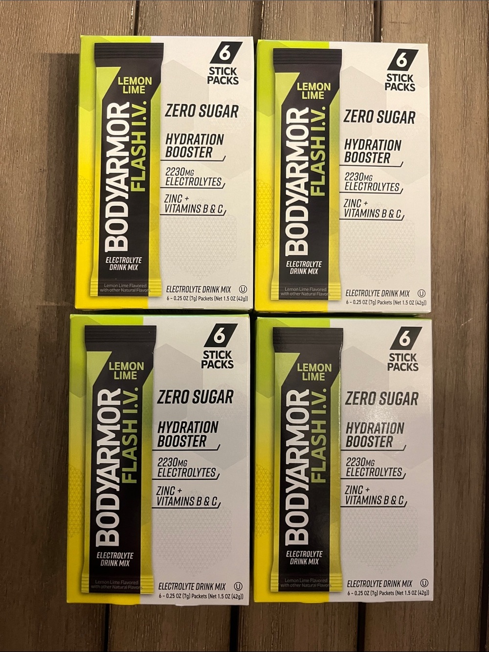 BODYARMOR Flash I.V. Lemon Lime Electrolyte Drink Mix - Zero Sugar
